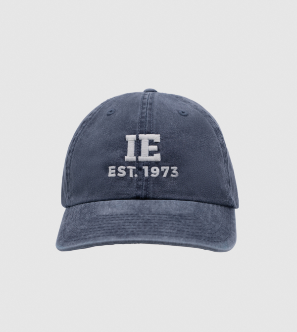 IE University 1973 Cap. navy color front