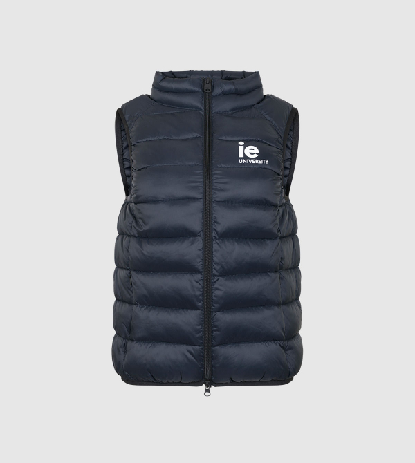 Chaleco de Hombre IE University de color navy front