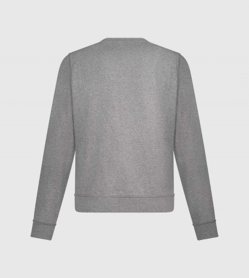 IE Men's Sweatshirt. Grey color back