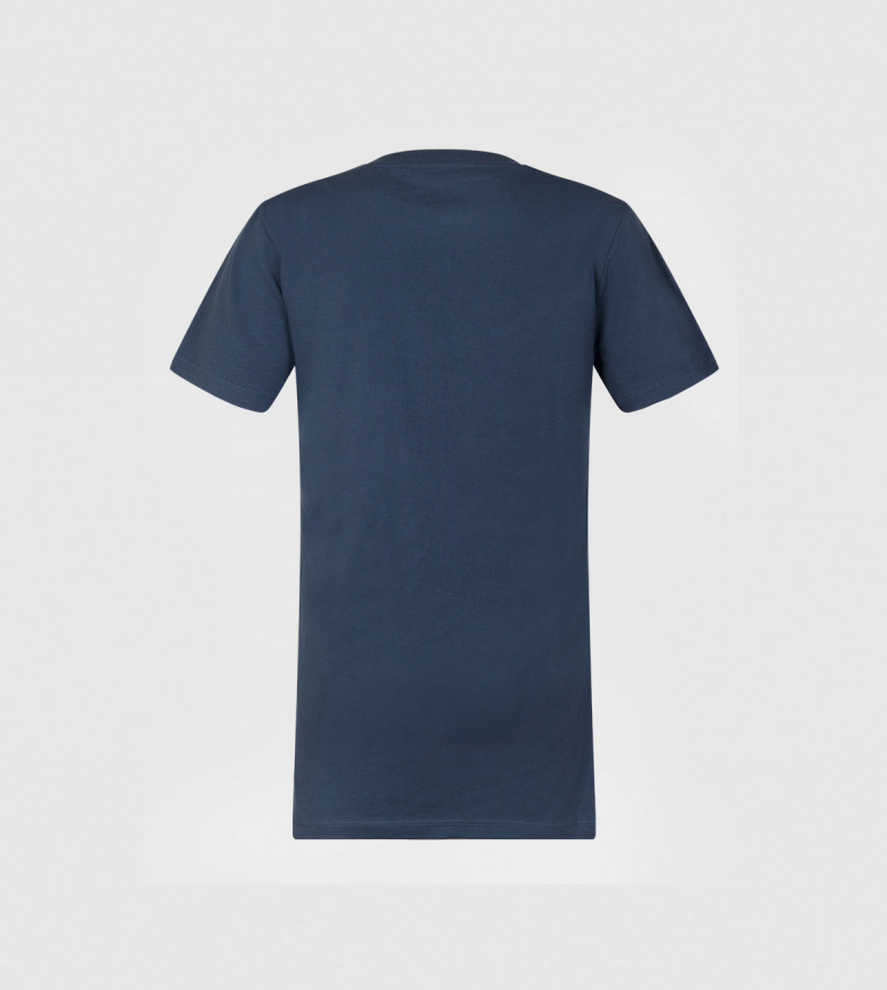 IE Alumni Unisex T-shirt. Navy color back