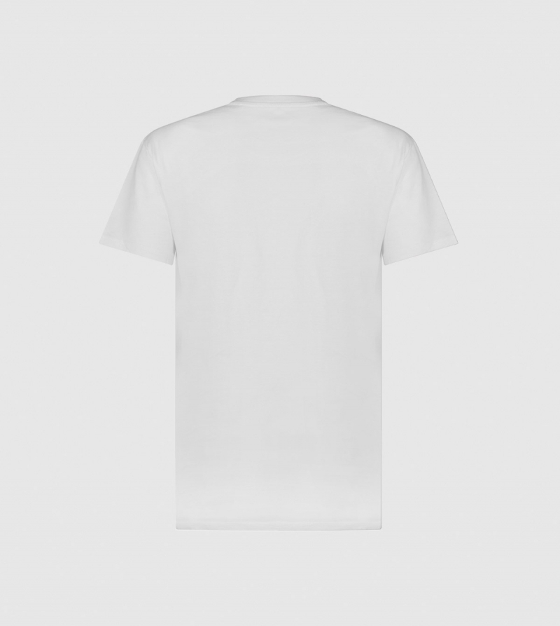 Camiseta Unisex IE Alumni de color blanco back