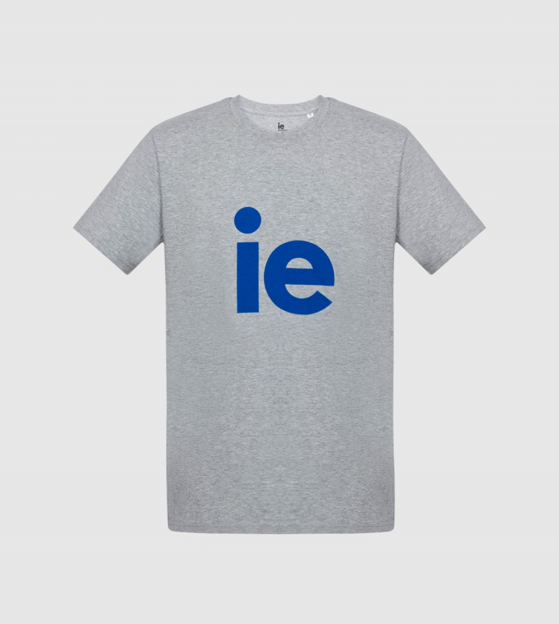 Camiseta IE. Color gris front
