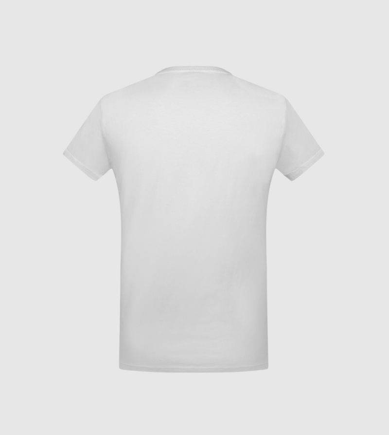 Camiseta Unisex IE University de color blanco back