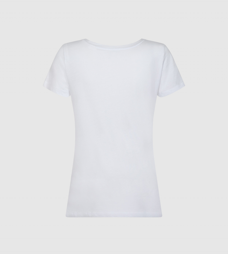 IE University Women´s T-Shirt. White color back