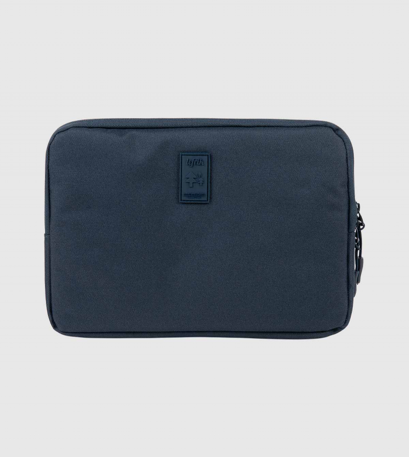 IE Ipad Case. Navy color back