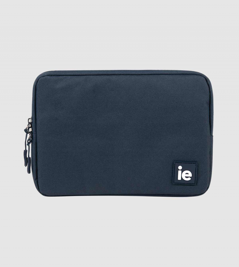 IE Ipad Case. Navy color front