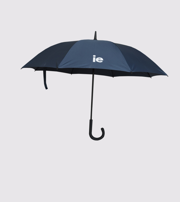 IE Automatic Umbrella. Navy color front