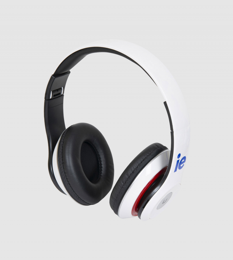 IE Bluetooth Headphone . White color front