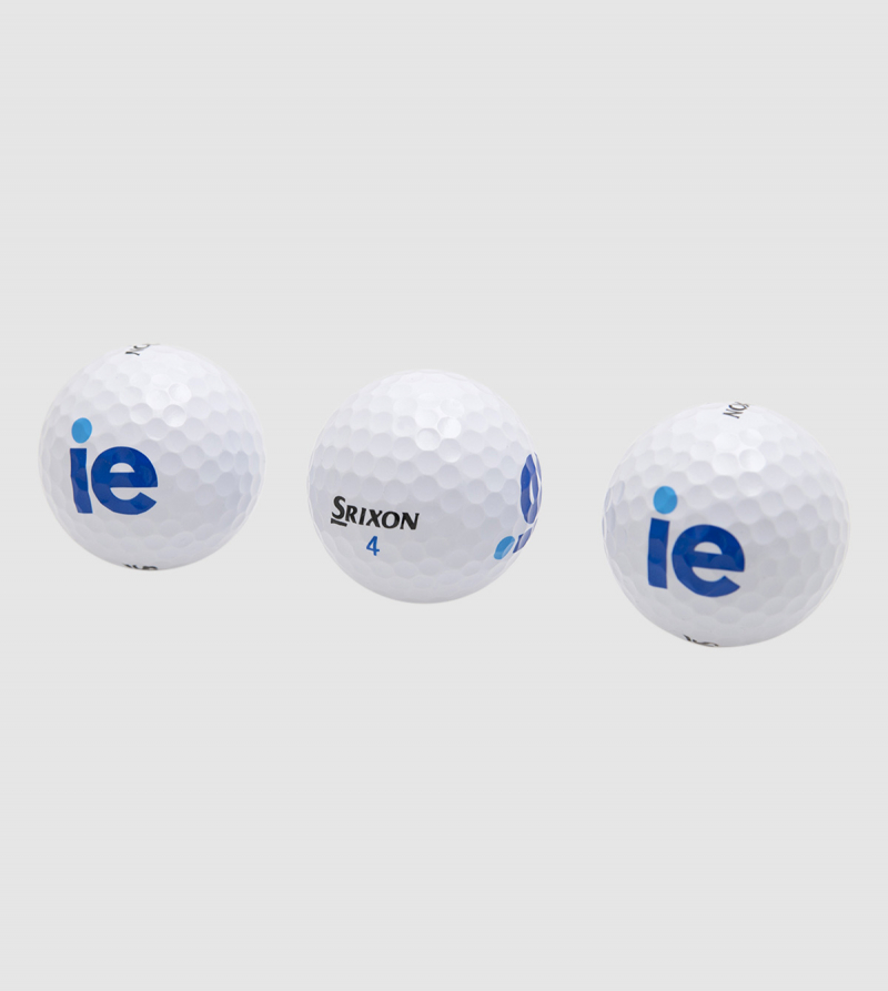 IE Srixon Ad333 Golf Balls . White color front