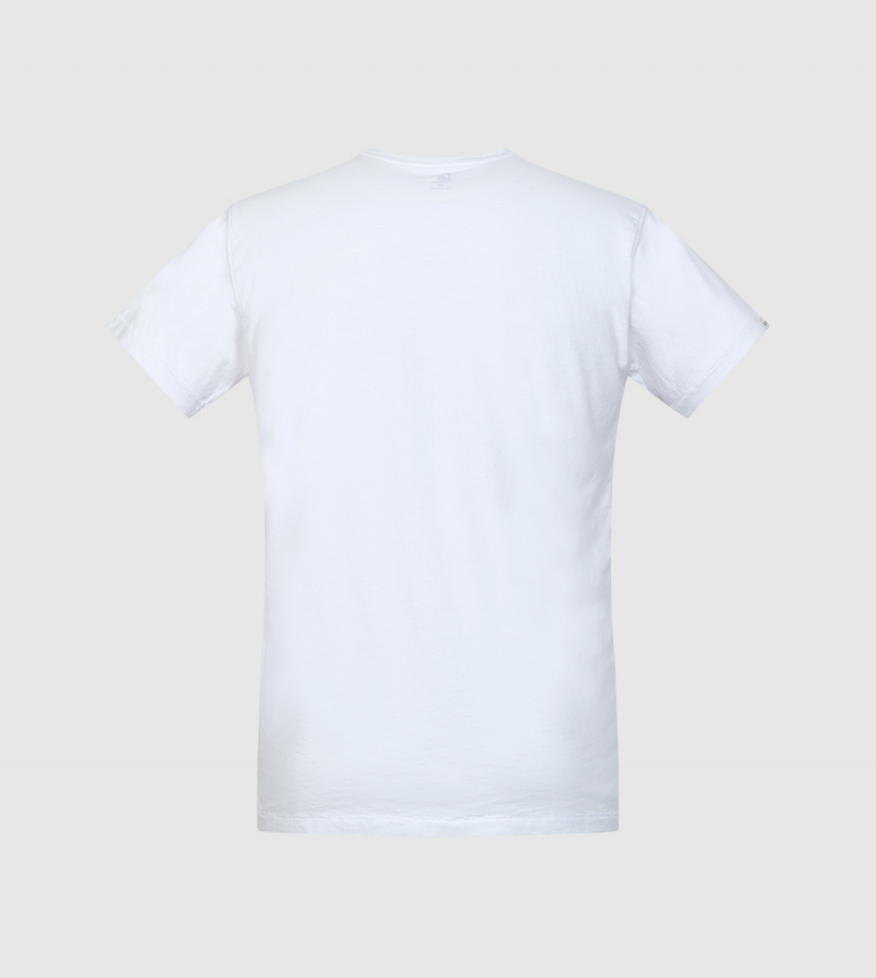 Camiseta Zeus IE University. Color blanco back