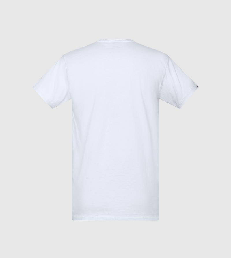 Camiseta Poseidon IE University. Color blanco back