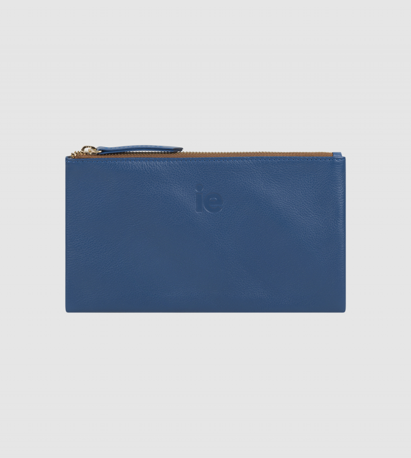IE Wallet Bag. BLUE colour front