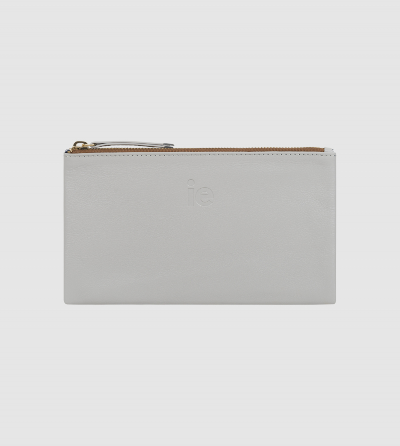 IE Wallet Bag. PEARL colour front