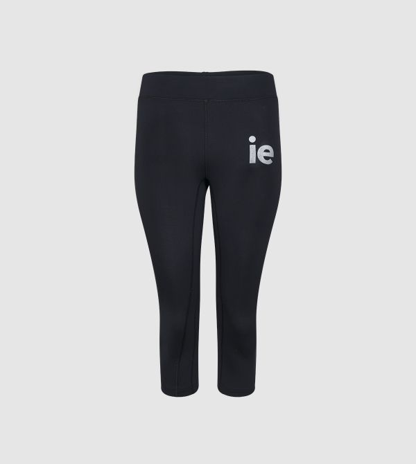 IE Essential 3/4 Tights. black colour front
