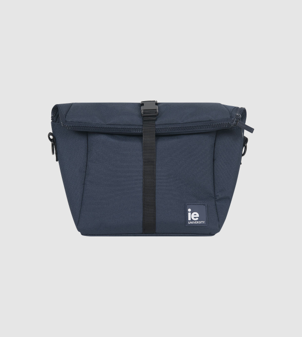 IE University Insulated Lunch Bag. night blue colour front