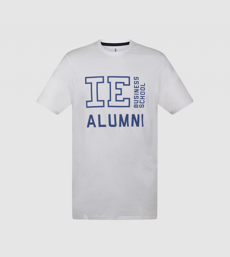 IE Alumni IEBS T-shirt. white colour front