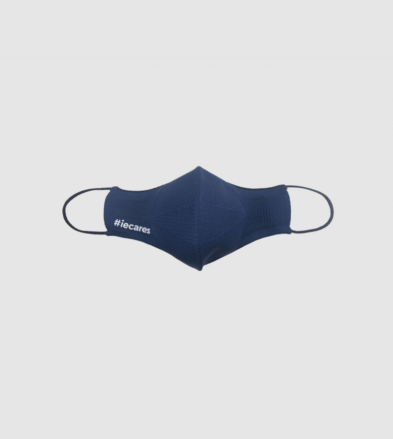 IE Cares Be Mask . midnight navy colour back