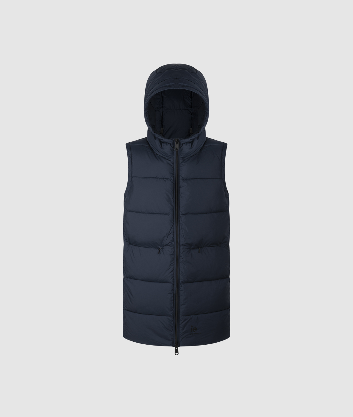 IE University Marangu Women´s Vest. deep navy colour front hoodie