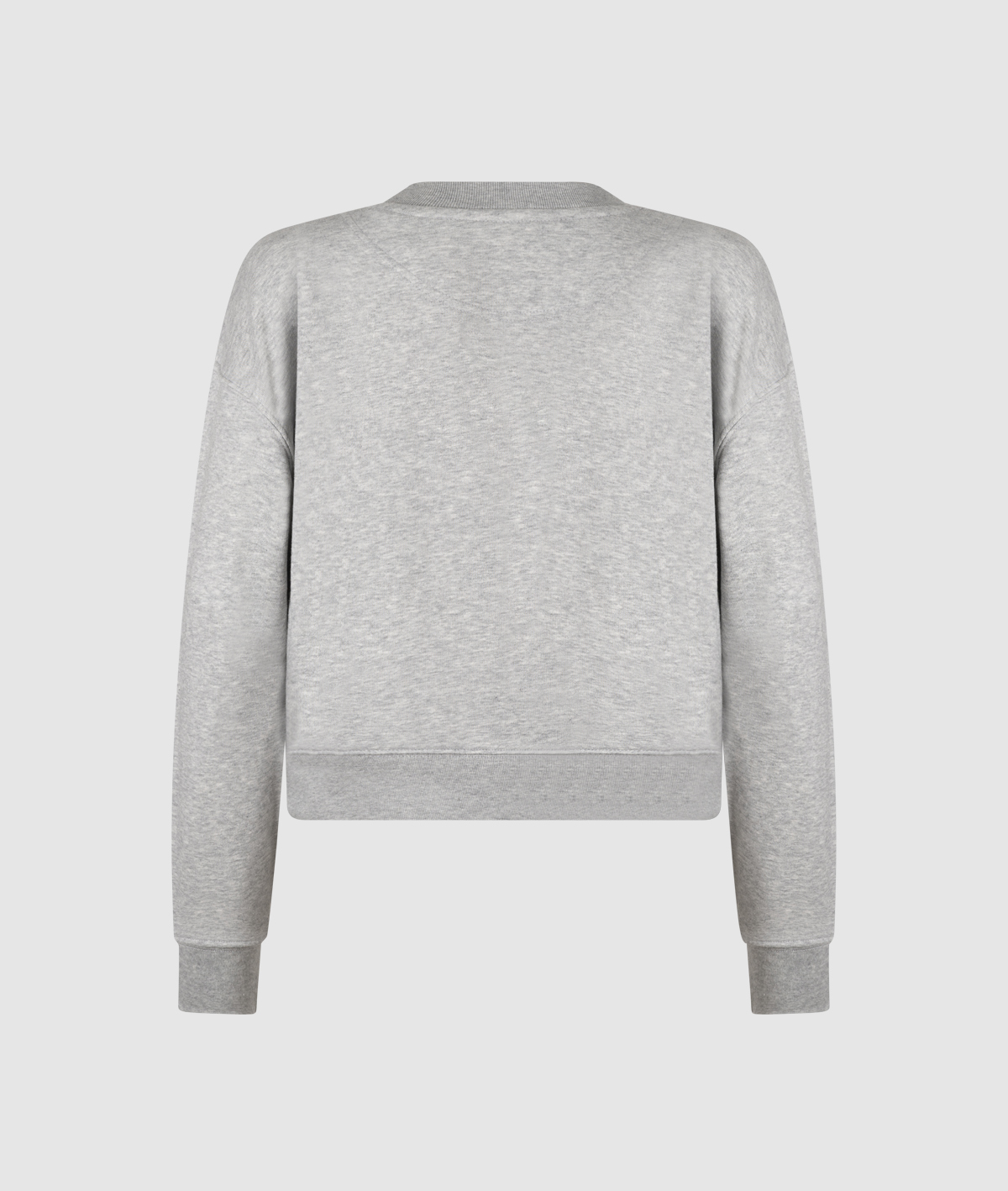 Stella Cropster IEU Sweatshirt. Heather grey colour back