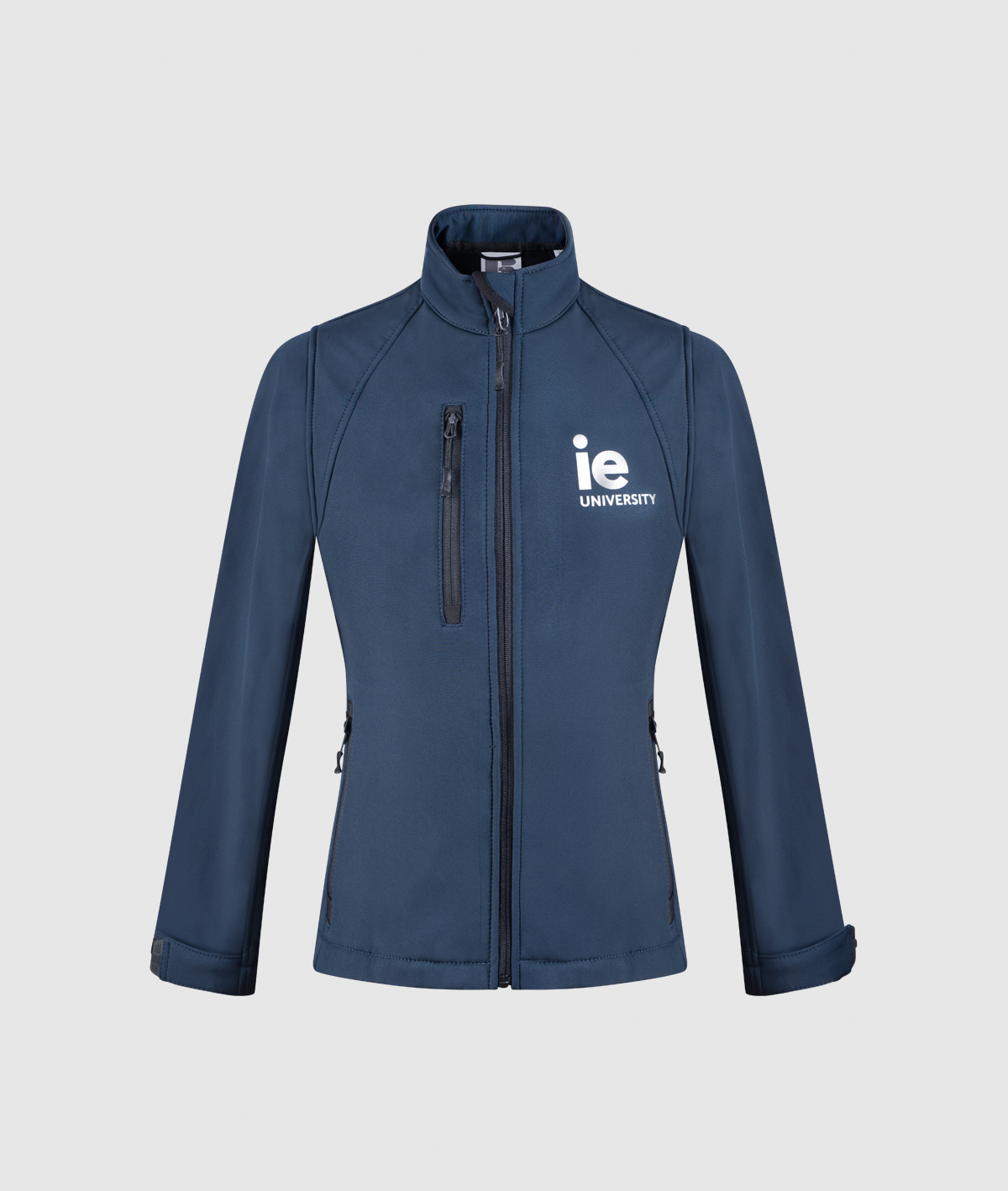 Women Softshell Jacket. french-navy colour front