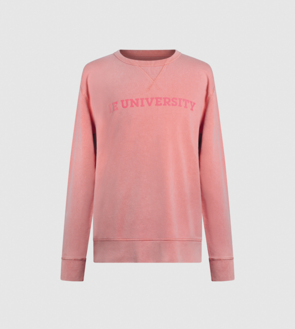 Joiner Vintage Women´s Sweatshirt IE University. dyed aged rose colour front