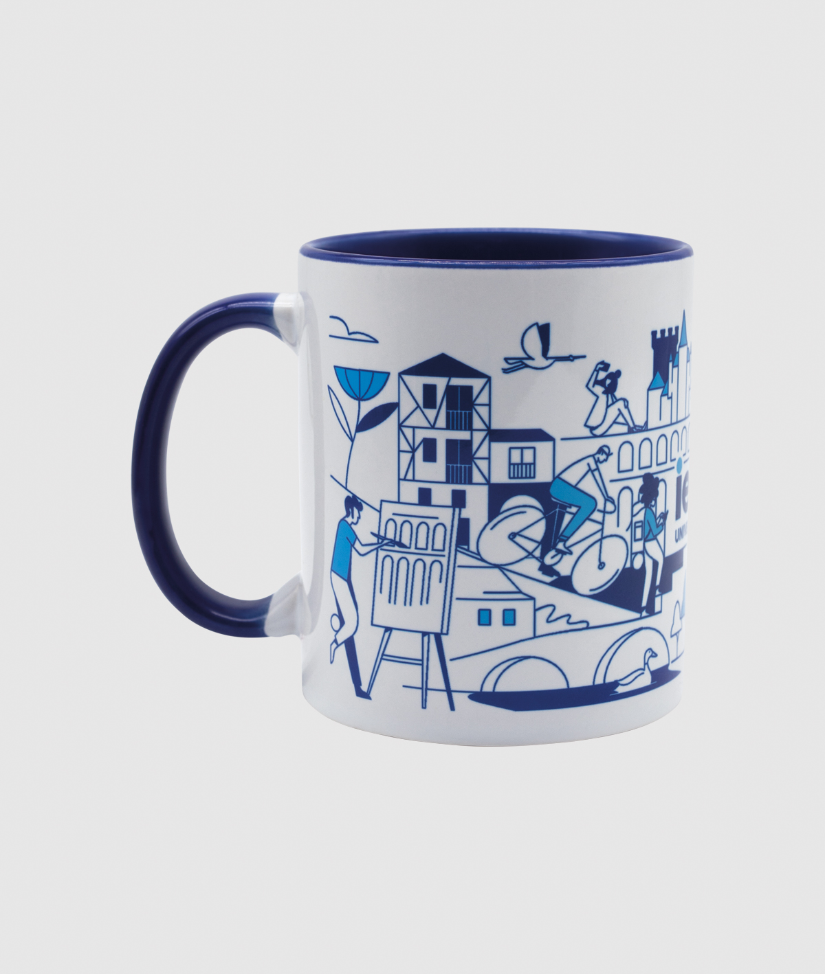 Segovia IEU Ceramic Mug - Limited Edition. white colour