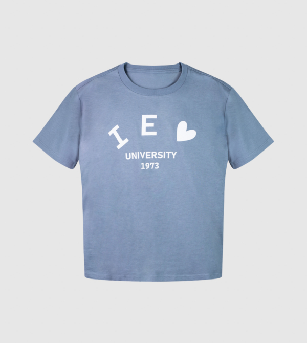 Native IEU T-Shirt Kids . Mineral Grey colour front