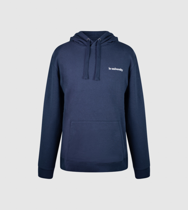 Skyline IEU Hoodie. French Navy colour front