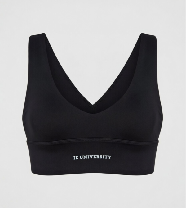 Lululemon V-Neck Top IEU. Black colour front