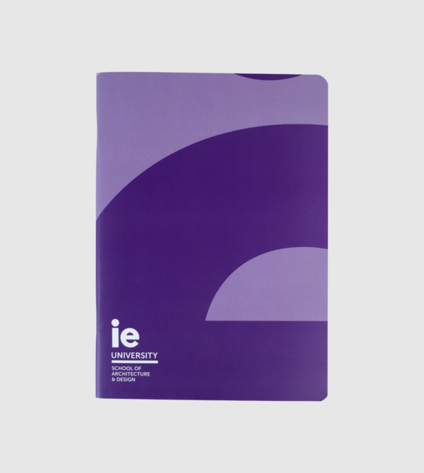 Notebook School of Architecture. Purple colour front