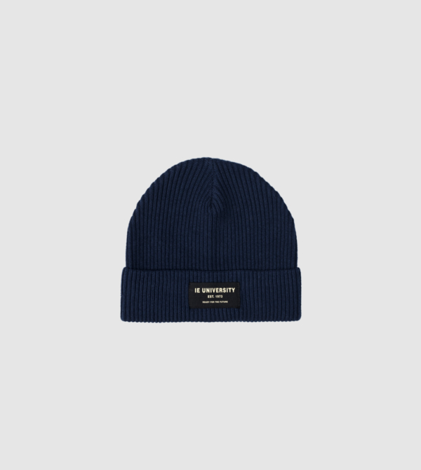 Fisherman Beanie IEU. Navy  front