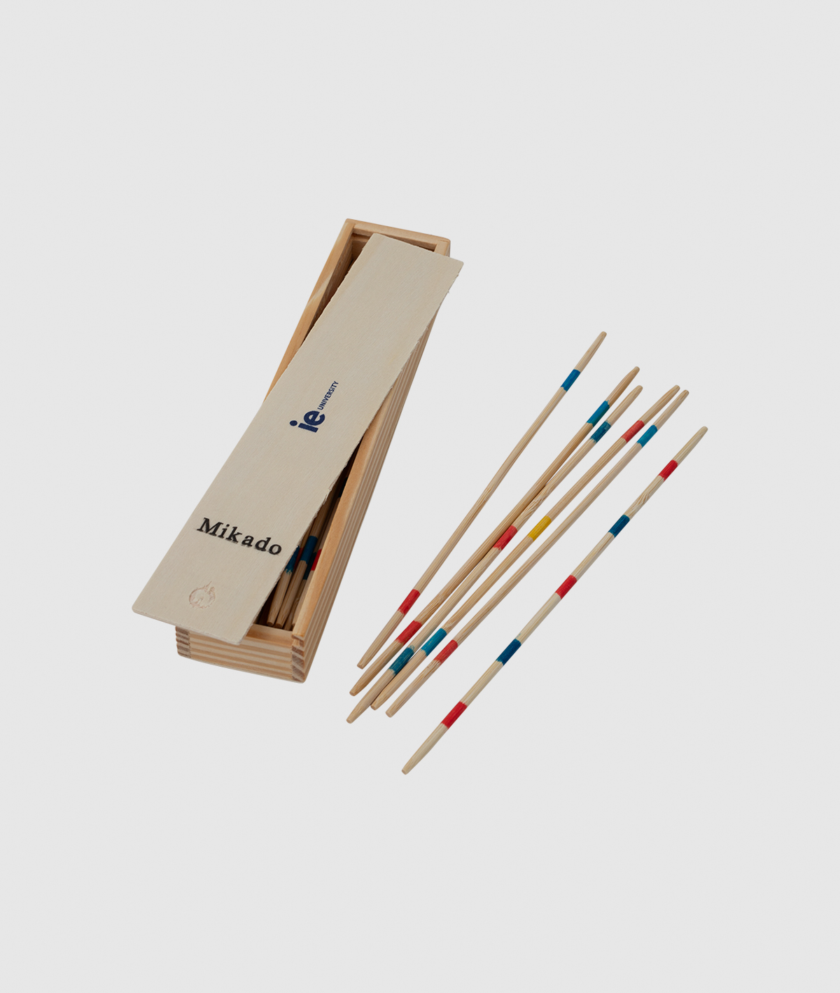 Wooden Mikado Game IEU. Dark Blue colour