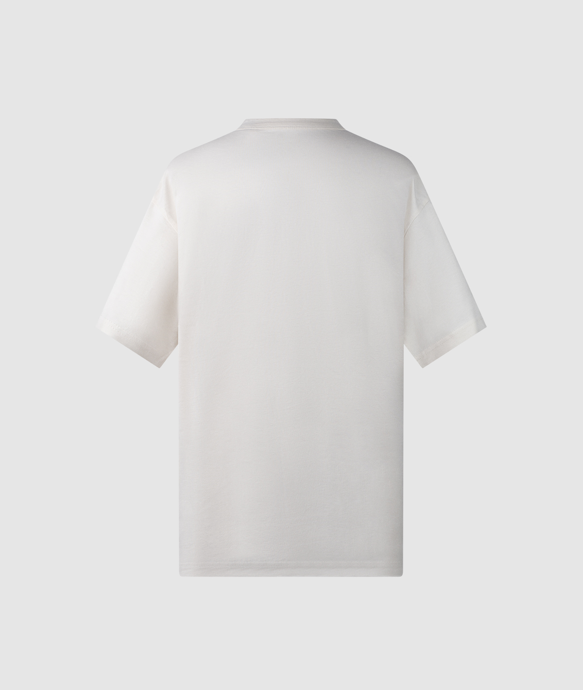 Puffed Ink IEU Oversized T-shirt. Off White colour back