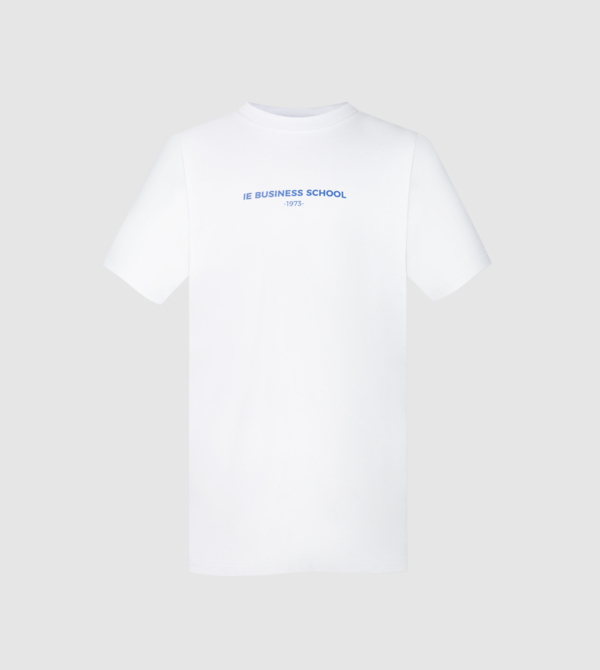 IE Business School 1973  T-Shirt. White colour front