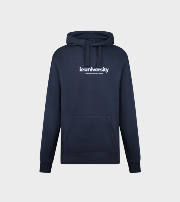 Skyline IEU Hoodie. French Navy colour front
