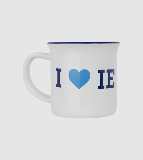 <b>Taza Retro de Cerámica de IE University</b>